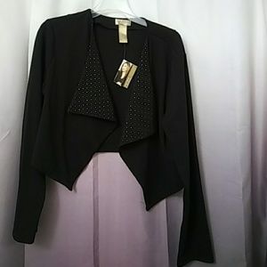 Short black blazer